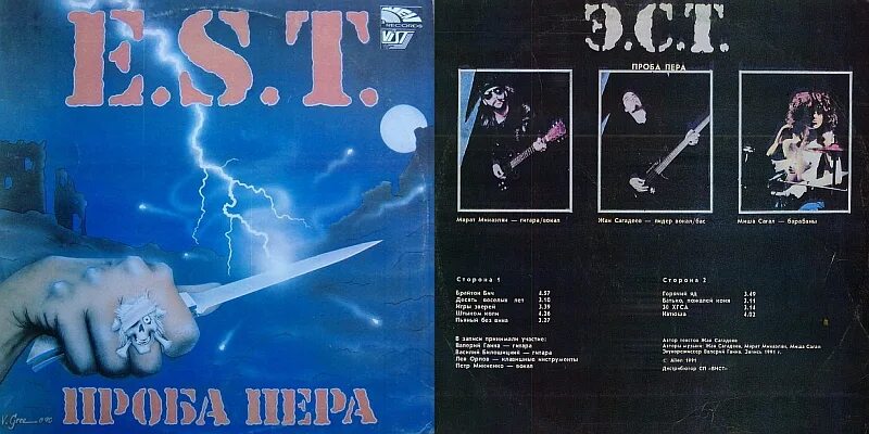 E.S.T. проба пера 1991. Est 1989 Electro Shock Therapy. ЭСТ проба пера. Проба пера 2024