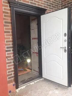 Установка двери с терморазрывом в частном