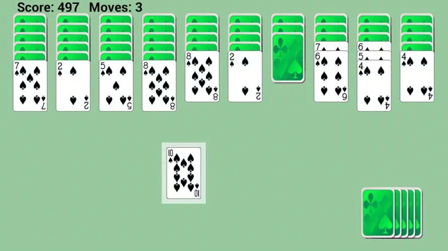 Пасьянс «паук» (1, 2, 4 масти). Пасьянс паук 1. Игра Spider Solitaire. Солитер паук. Играть в карты паук карта бита