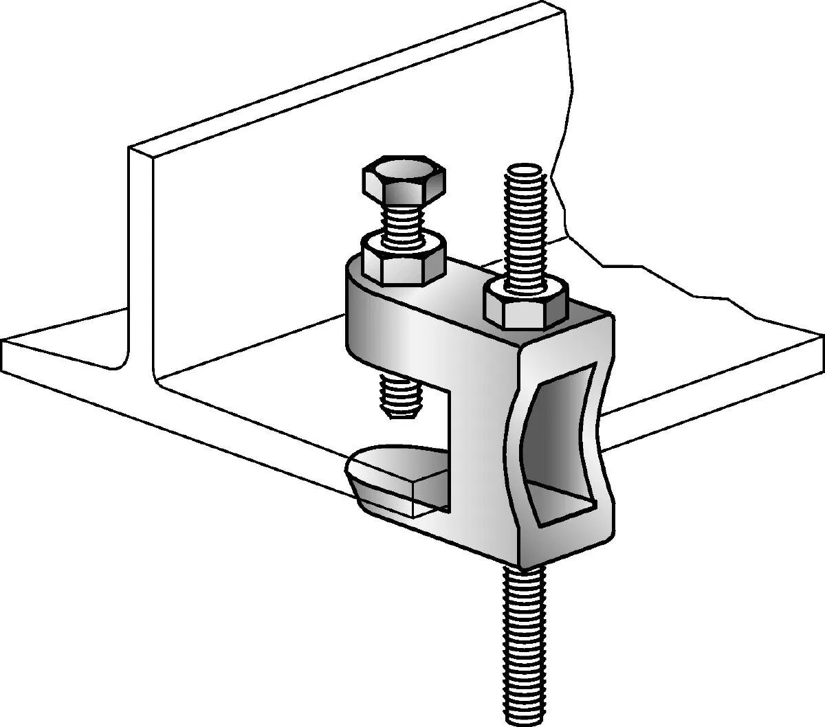 Струбцина монтажная м8 (Beam Clamps). Струбцина монтажная m10 оцинкованная. Струбцина монтажная Fit 59206. Зажим струбцина MAB-11.