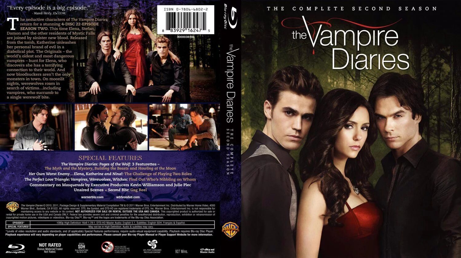 The vampire diaries in english