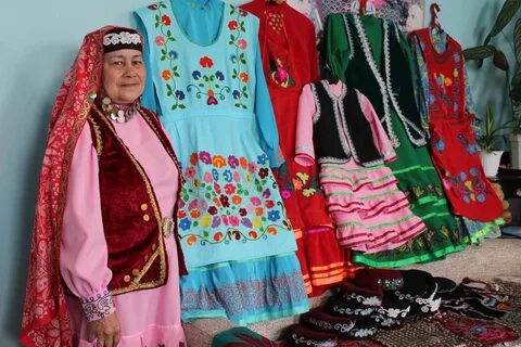 Башкирский народный костюм женский