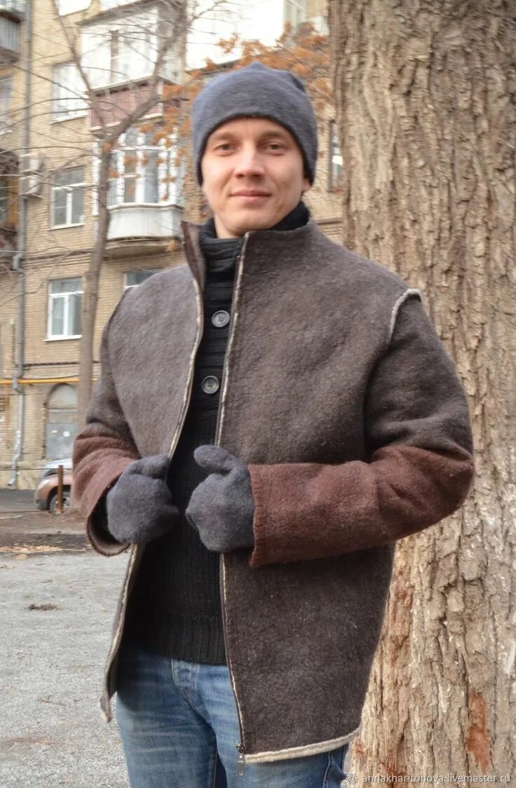 Куртка из войлока мужская. Пальто из войлока мужское. Валяная шапка мужская. Жилет из овечьей шерсти alwero. Валяная шапка мужская.