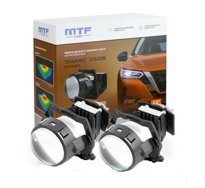 Mtf dynamic vision led. Dynamic Vision Compact led 2.5″ 5500к. MTF Dynamic Vision 2.5. Линза bi-led 12v,45w,5500k,2.5" MTF Dinamic Vision Compact 2шт. MTF bi led Dynamic Vision 5500k.