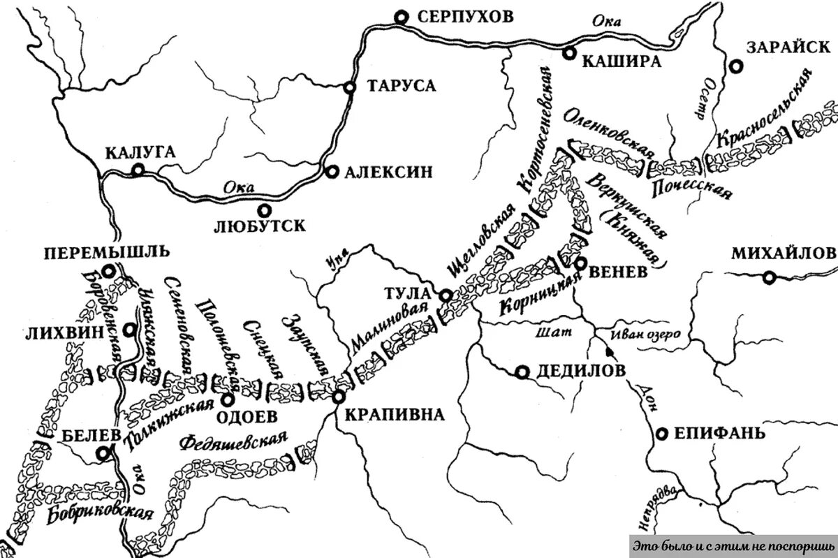 Большая Засечная черта в Тульской области 16 век. Тульская Засечная черта 16 век. Большая Засечная черта в Тульской области. Тульская Засечная черта карта. Карта засек