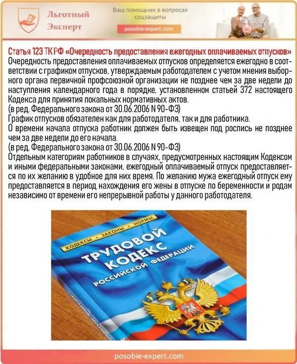 Трудовой кодекс РФ. Отпуск ТК РФ. Ст 123 трудового кодекса РФ. Трудовой кодекс РФ отпуск. Очередность предоставления ежегодных оплачиваемых отпусков