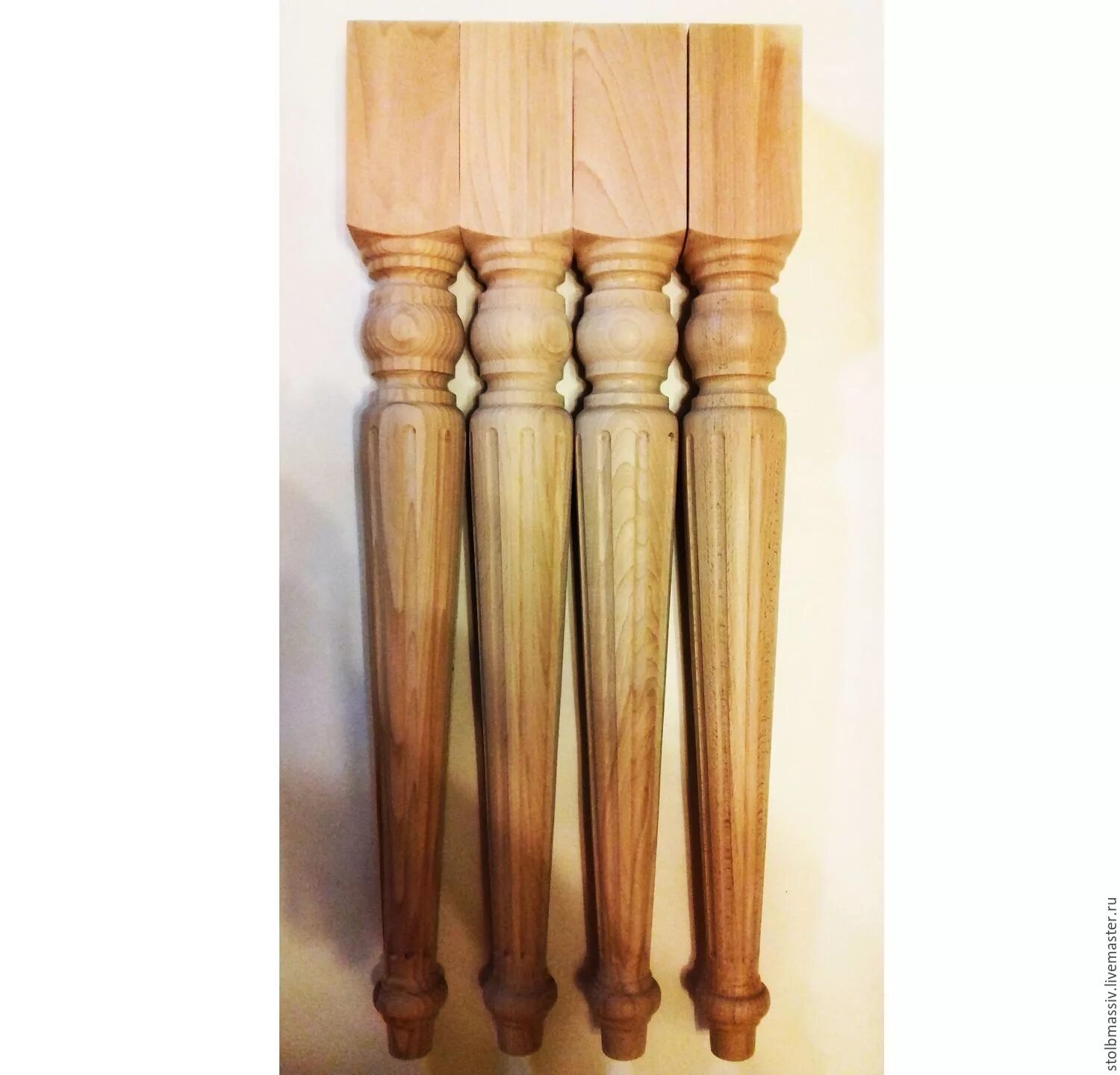 BingLTD - 29" French Style Hardwood Farm Table Leg (TL840-UNF) - - Amazon.com Id