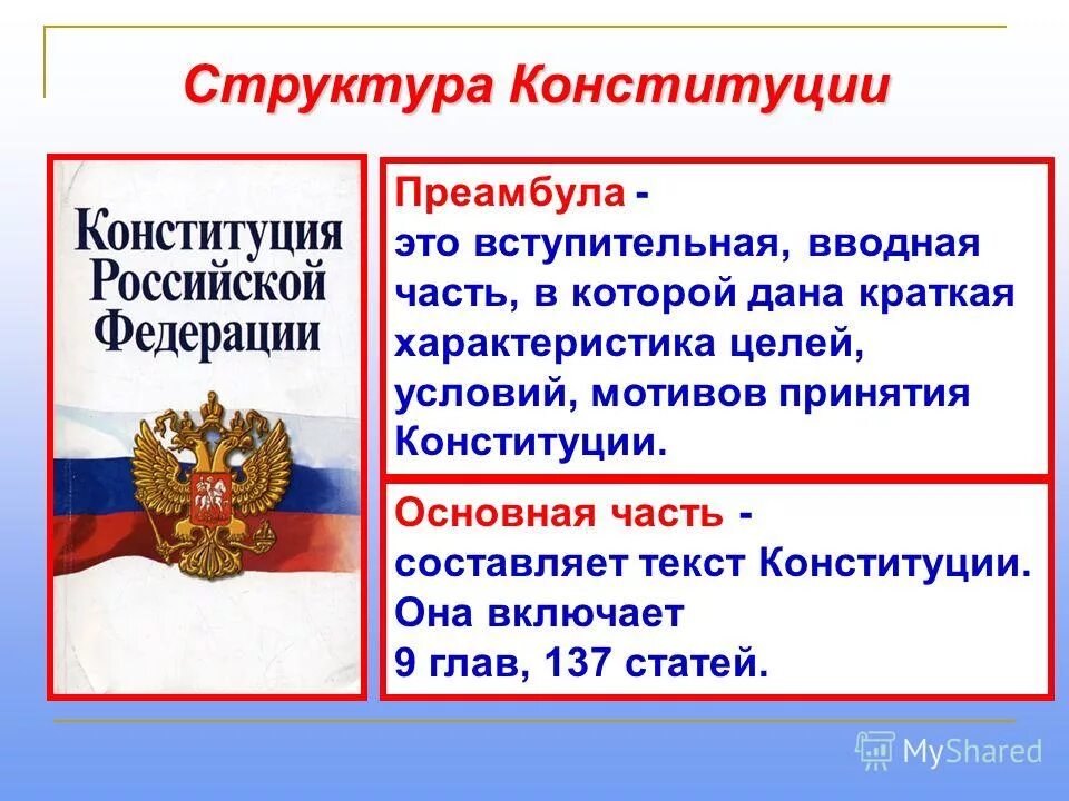 Сообщение о конституции россии кратко. Презентация по Конституции РФ. Характеристика Конституции РФ. День Конституции презентация. Презентация на тему Конституция РФ.