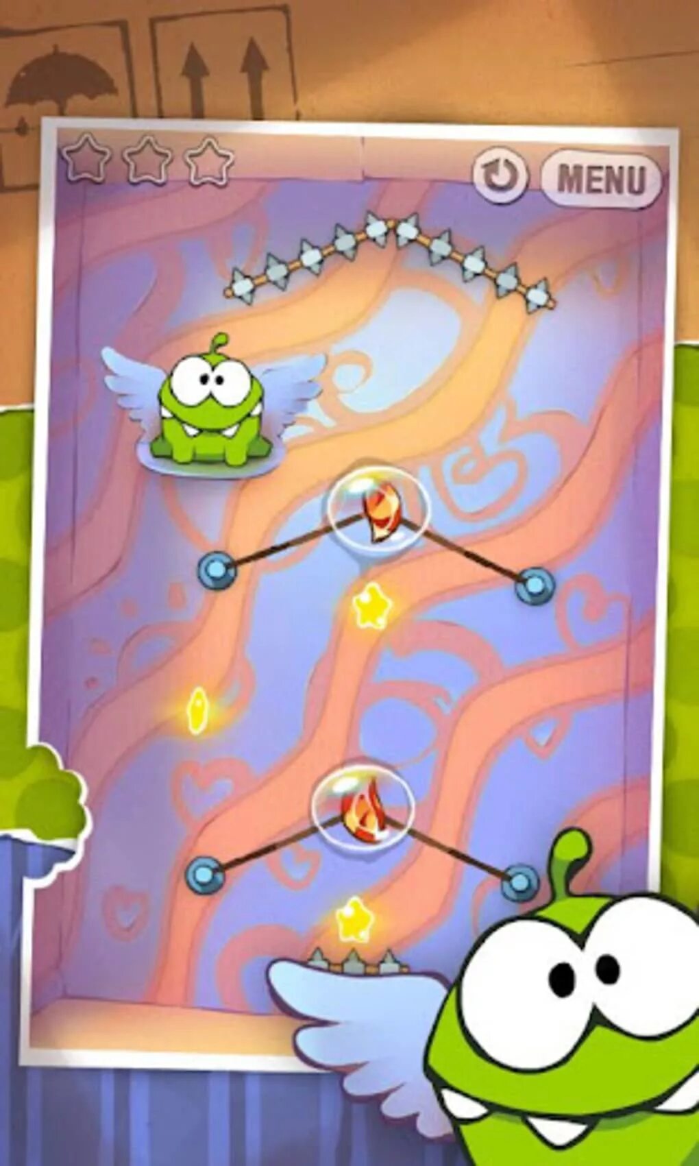 Cut the rope без рекламы. Cut the Rope игра. Игра Cut the Rope Gold. Ам Ням Перережь верёвку 2. Ам Ням Cut the Rope.