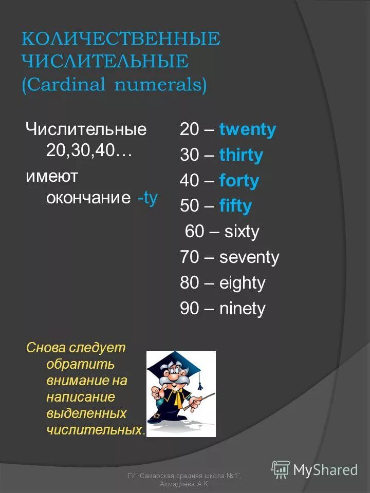 Образование числительного двадцать. Образование числительного двадцать. Классификация числительных в русском языке. Способы образования числительного. Числительные десятки на английском.