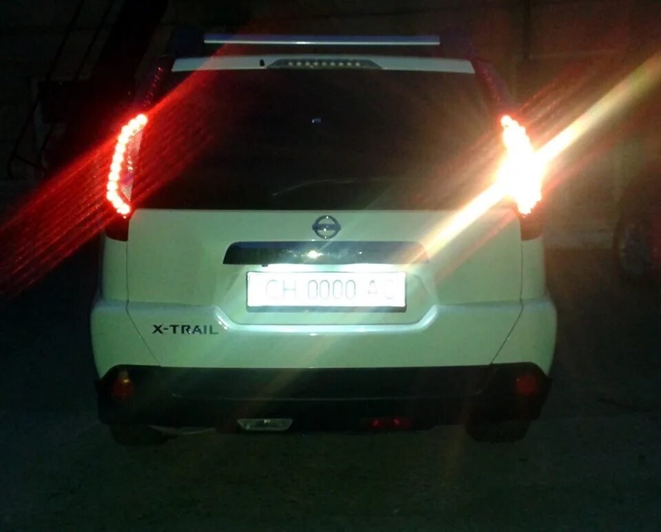 фонарь заднего хода x trail