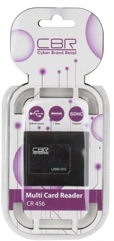 Multi reader. Cbr cyber brand retail картридер 2.0. cbr cyber brand retail картридер. card reader 2.0 cbr cr-455, all-in-one, sdhc. card reader all in one usb 2.0.
