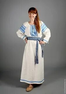 Русский костюм лен