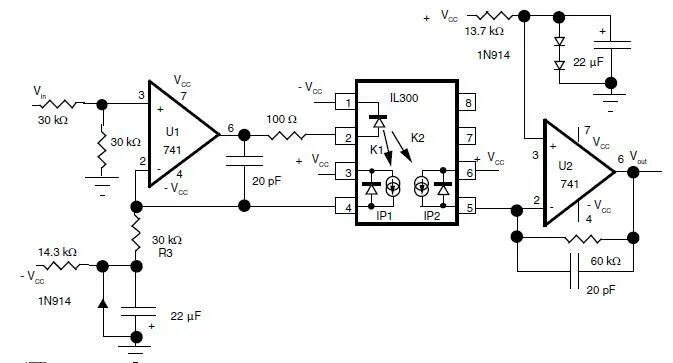 Il300 схема включения. развязка аналогового сигнала. развязка аналогового сигнала.
