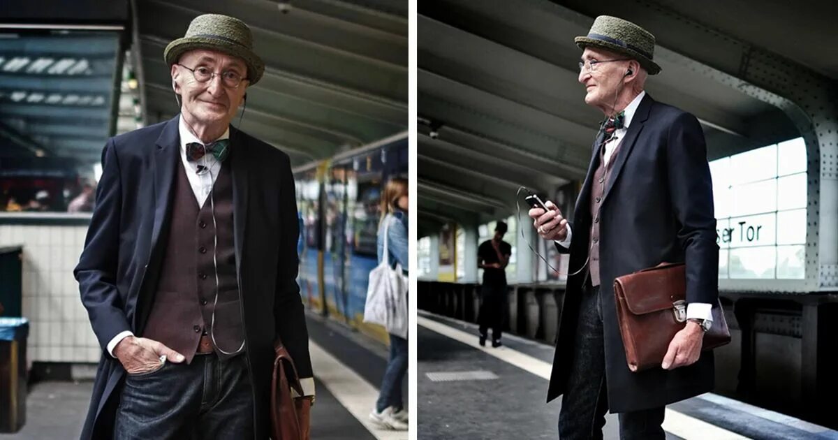 This Elderly Gentleman Has More Style Than You’ll Ever Have - Positive Vibes