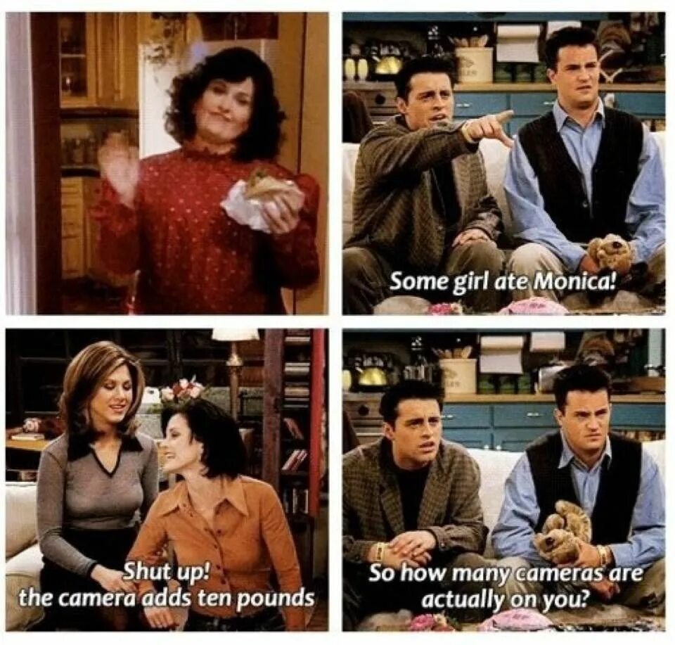 Friends are как переводится. Friends Chandler my joke. Чендлер после шутки.