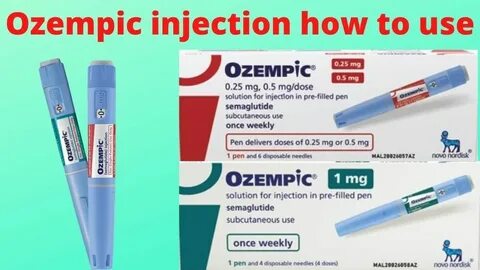 Ozempic injection how to use. 