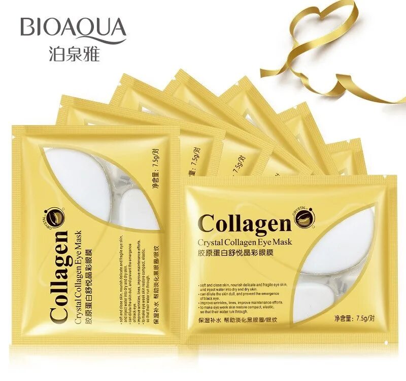 Патчи collagen eye mask. Bioaqua гидрогелевые маски-патчи для глаз с коллагеном crystal collagen eye mask. bioaqua маска collagen crystal mask. гидрогелевые патчи для глаз с коллагеном crystal collagen eye mask (2 шт.). патчи для глаз collagen crystal eye mask с коллагеном..