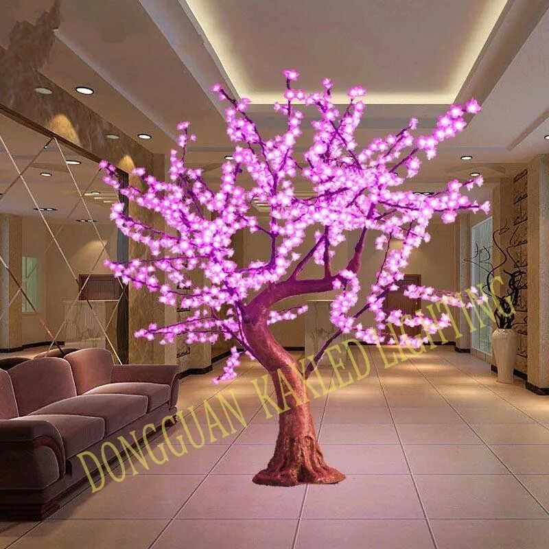 Искусственное дерево сакура. Искусственное дерево с подсветкой. Искусственное дерево для интерьера светящееся. Декоративное дерево для интерьера.
