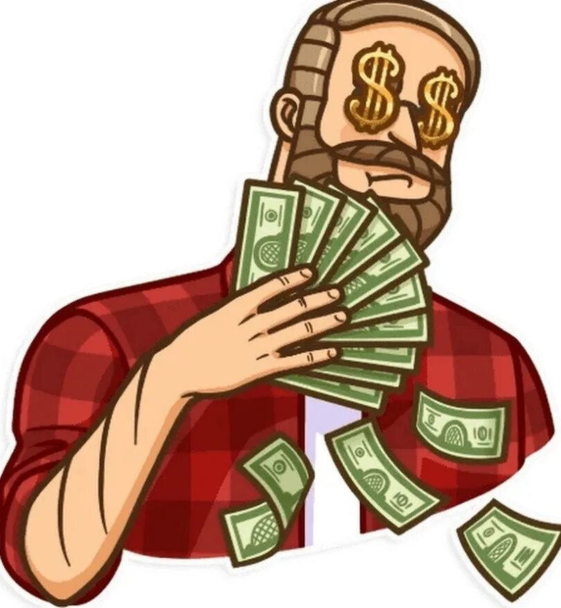 Sticker money. Стикер деньги. Аватарка деньги. Деньги арты. Человек с деньгами арт.
