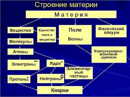 Формы и уровни существования материи