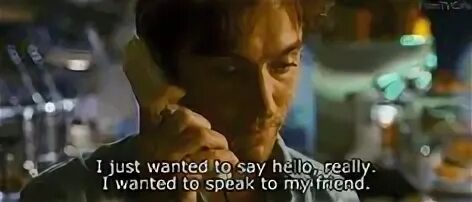 I when they phoned me
