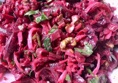 Салат из свеклы капусты огурец