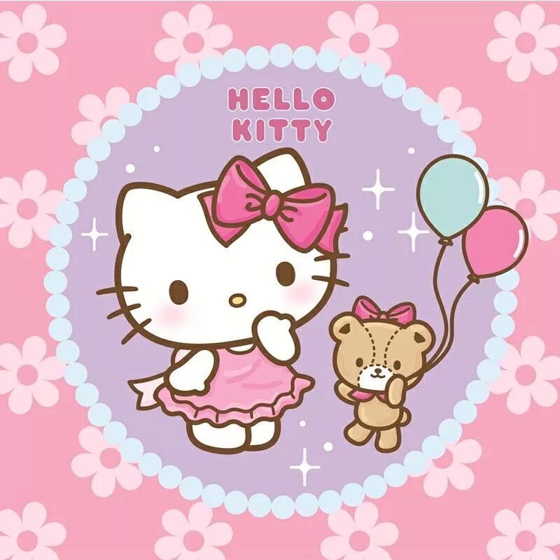 Хеллоу Китти. Hello Kitty с днем рождения. Hello Kitty открытка. Милые открыточки с Хеллоу Китти.