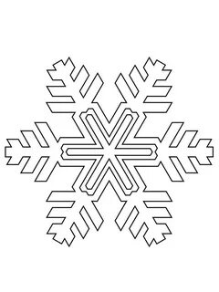 Раскраски снежинки
