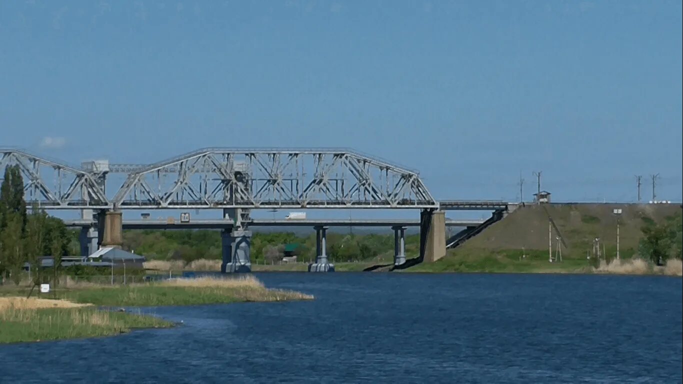 мост через северский донец в каменске шахтинском