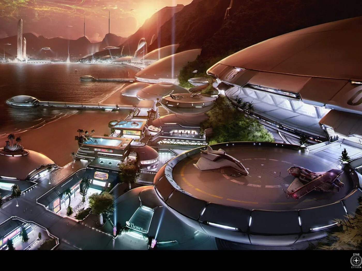 Сид мид архитектура. Star citizen. Город будущего концепт. Cyberpunk city. Корабли будущего.