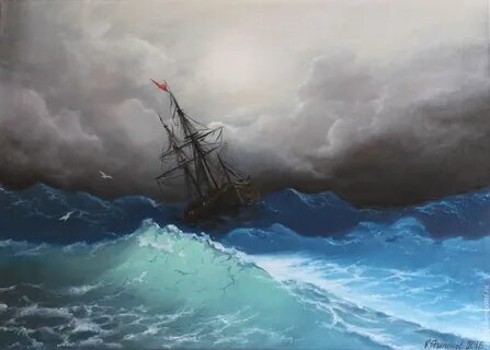 Бушующее море айвазовский