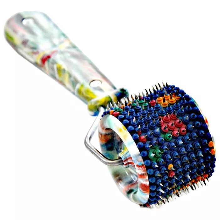 Аппликатор ляпко валик универсальный (шаг игл 3,5 мм). Аппликатор ляпко "валик большой" (ширина 11 см). Массажёр ляпко валик. Игольчатый валик ляпко для похудения. Ляпко валик универсальный.