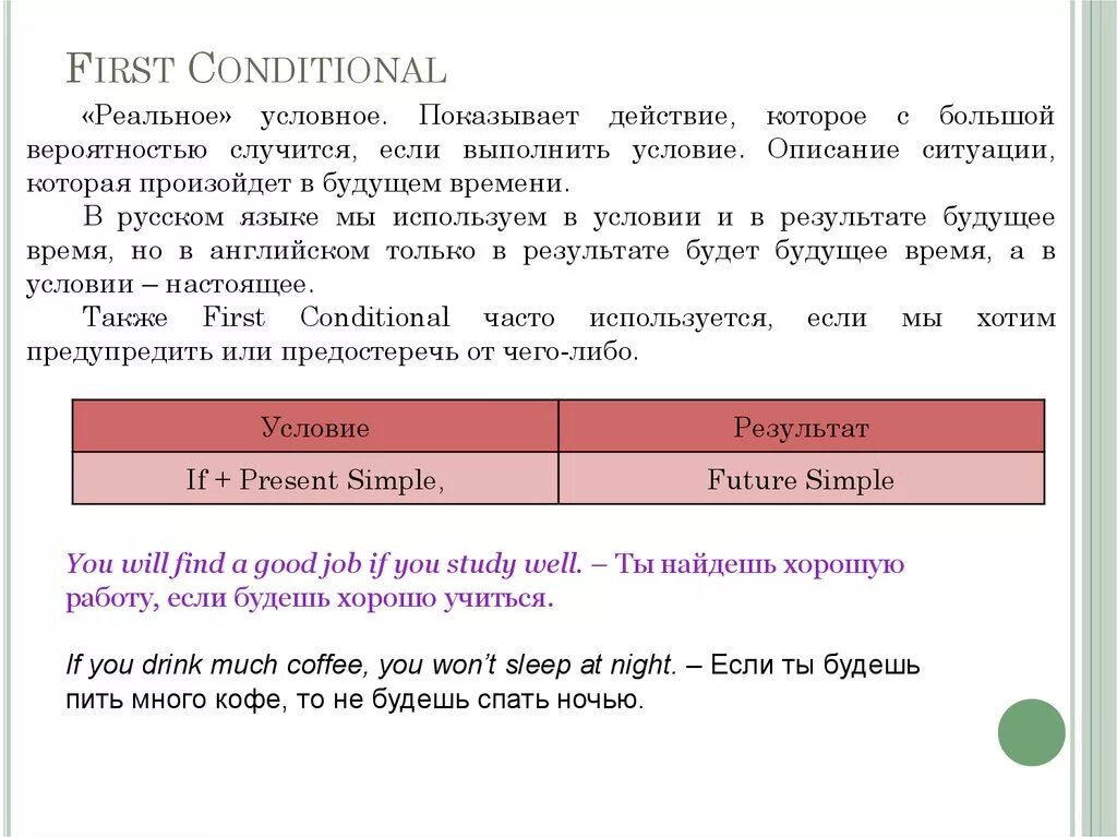 First co. First conditional правило. Что такое first conditional в английском языке. Conditionals условные предложения. Предложения conditional 1.