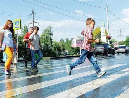 Через дорогу на руках