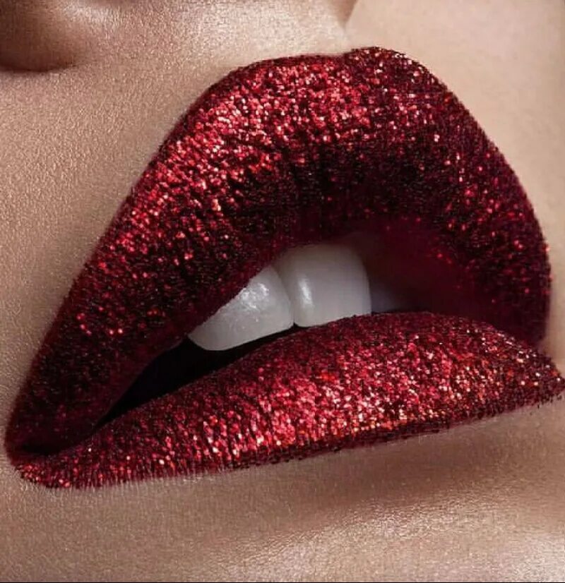 Блестящие губы макияж Futuristic nude & Miami Nights Glitter lips Collection Glitter lips, Glitter lip