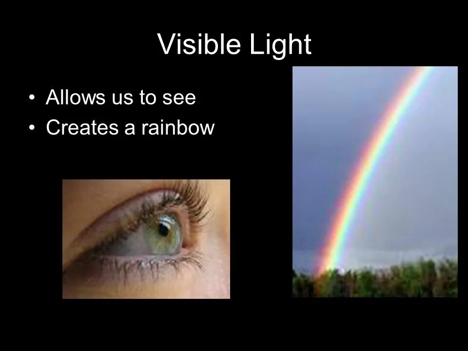 Visible Light. Visible.