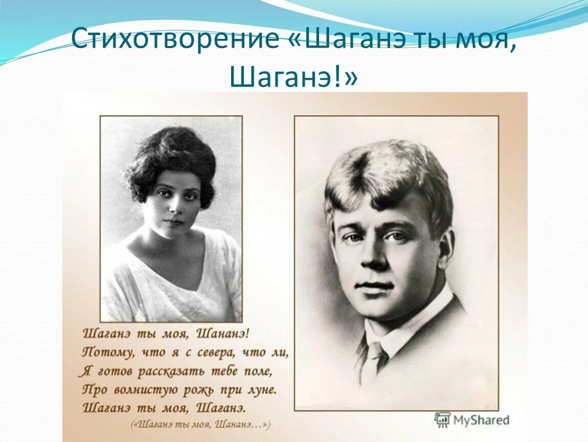 Я готов рассказать тебе поле про волнистую. Шаганэ Есенин. Шираз Есенин Шаганэ.