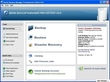 Backup manager