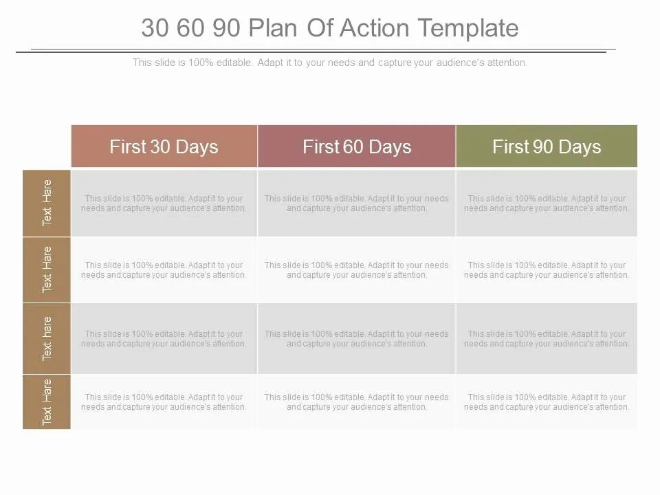 Action Plan Slide. Plan for the Day. 90 Days Plan. 100 Days Planner. Plan your day