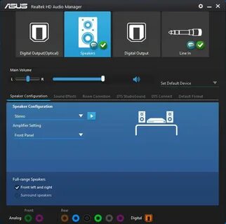 Asus audio realtek audio драйвер