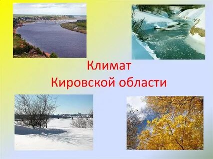 Киров климатические условия