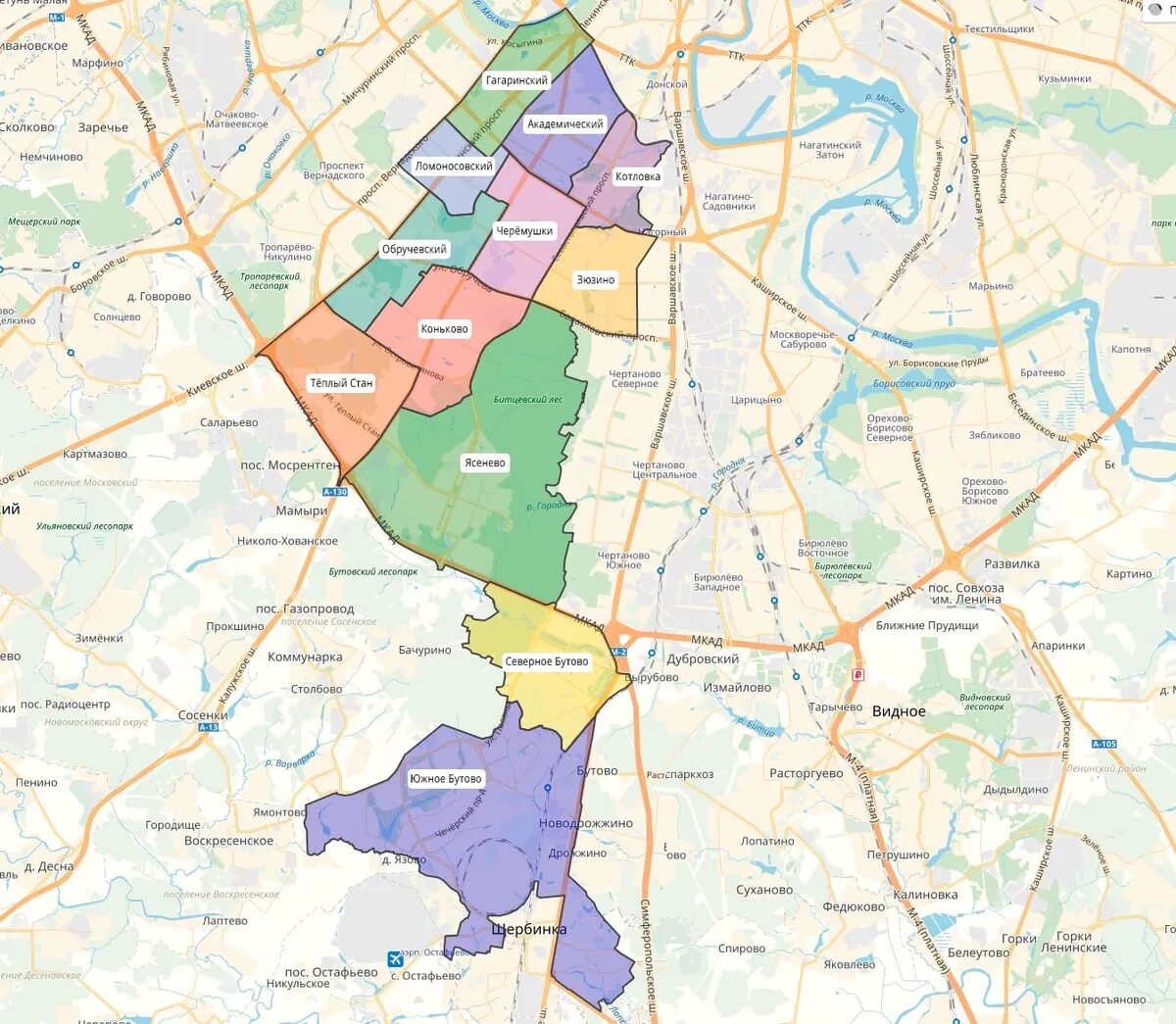 Сколько округов москвы граничит с новомосковским. Юго-Западный административный округ Москвы на карте. Юго-Западный административный округ города Москвы карта. Юго-Западный административный округ Москвы районы на карте. Юго Западный административный округ Москвы карта границы.
