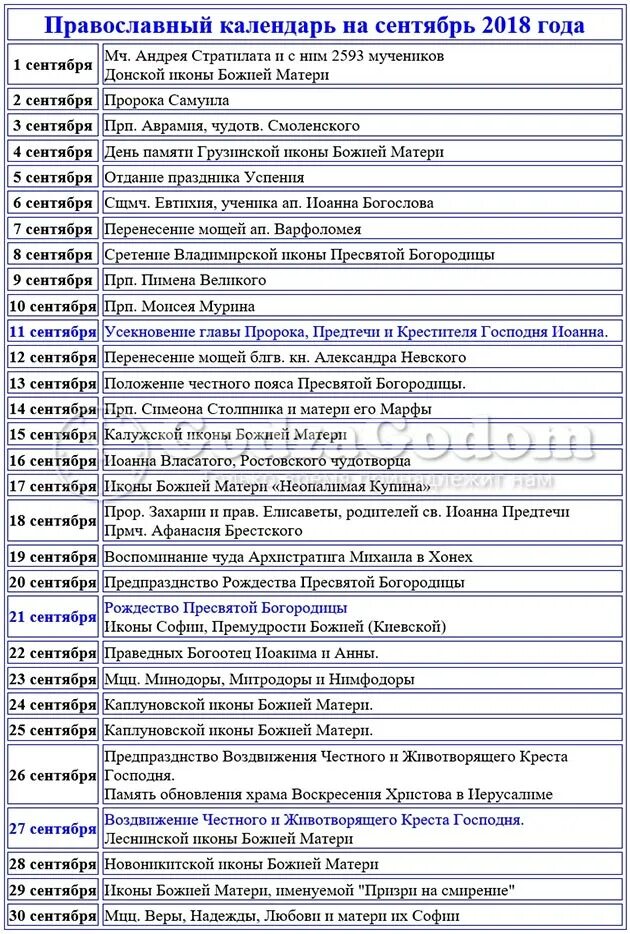 Церковные праздники календарь церковных 2019. Праздники в октябре. Праздники в октябре на каждый день. Церкоаныепразлники в сентябре и октябре. Православный календарь на октябрь.