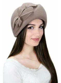 Женские головные уборы из фетра