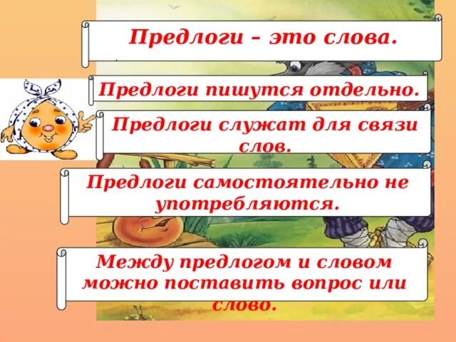 Предлоги со словами пишутся приставки