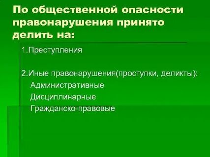 Иные правонарушения