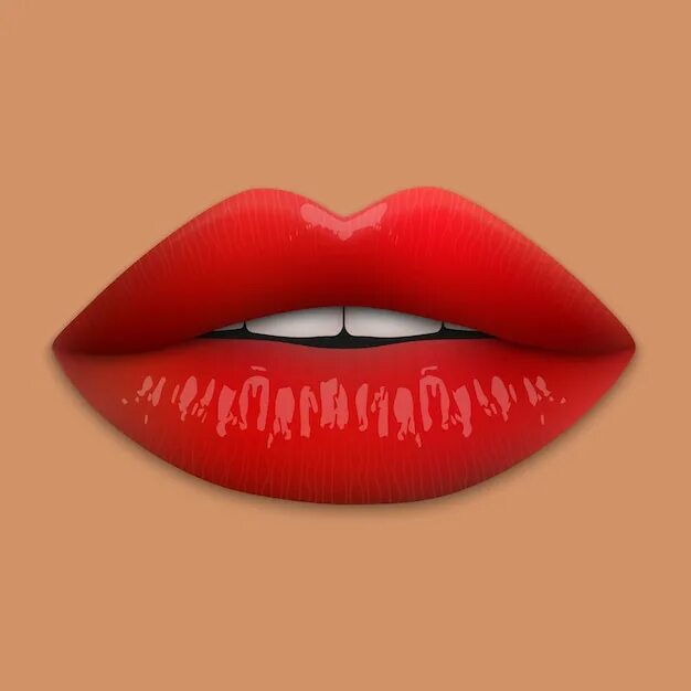 3 d губы. Губы 3д. три губы. блеск для губ рисунок. красные губы вектор.