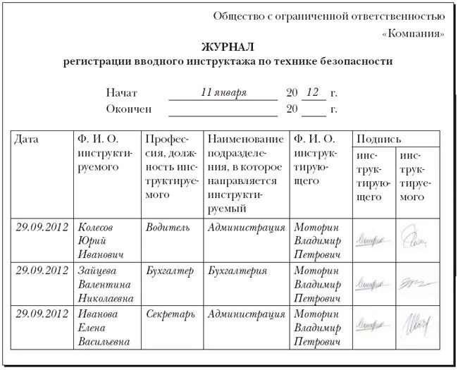 Инструктаж на рабочем месте 2025. Журнал инструктажа по технике безопасности образец. заполнение журнала по технике безопасности в аптеке. журнал вводного инструктажа по тб образец. инструктаж по тб образец заполнения журналов.