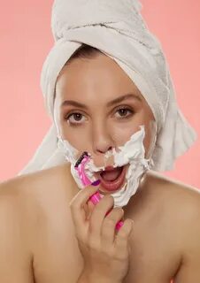 Shaving her
